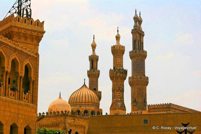 Forest of minarets, Al-Azhar Mosque, Cairo - Egypt