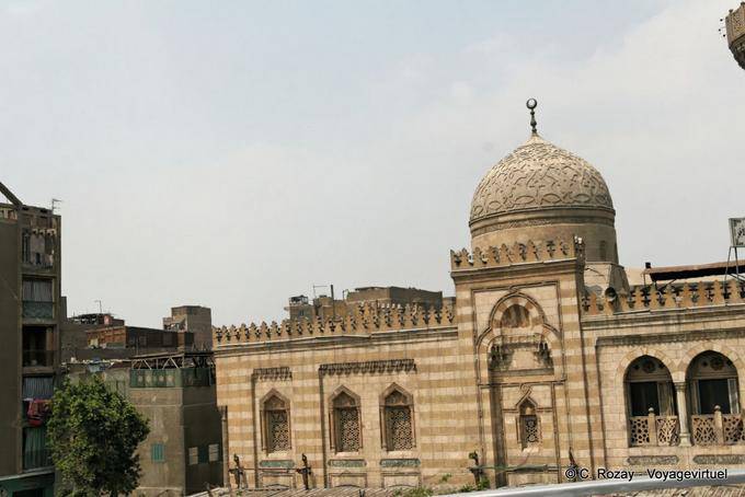 Ornate cupola, Al-Hussein, Cairo - Egypt