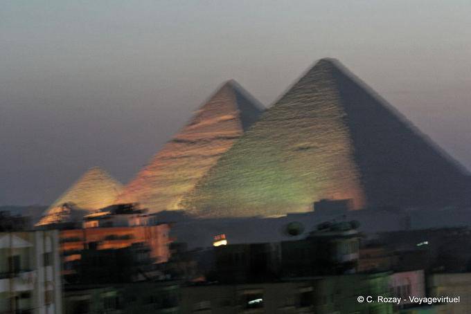 Lights of the Pyramids, Cairo - Egypt