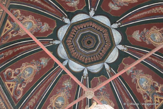 Effect of style painting of a dome, Mehemet Ali, Cairo - Egypt