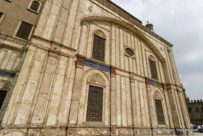 Part of the facade of the Mosque of Mohammed Ali, Cairo - Egypt