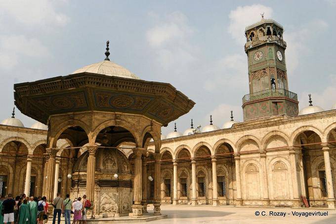 Sabil and Clock Louis Philippe, Mohammed Ali Mosque, Cairo - Egypt