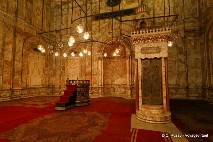 The Mihrab, Mohammed Ali Mosque, Cairo - Egypt