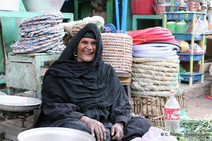Laugh merchant locally dress, Luxor - Egypt