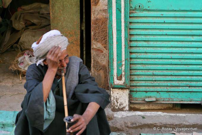 Old local pipe, Luxor - Egypt