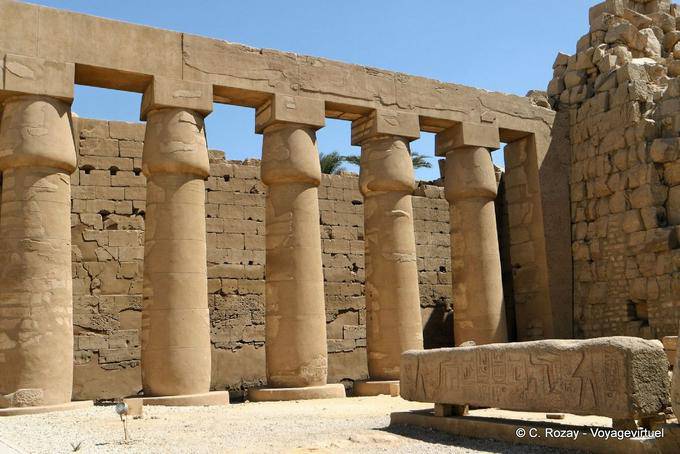 Part of the portico of Bubastites (XXII Dynasty), Karnak Temple - Egypt