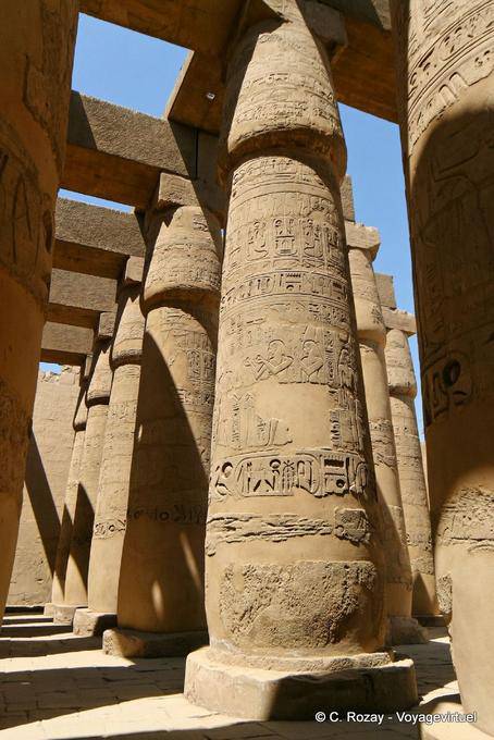 Capital lotiform, Karnak Temple - Egypt