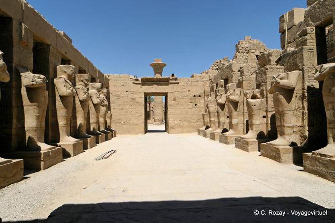 Temple of Ramesses III, Karnak - Egypt