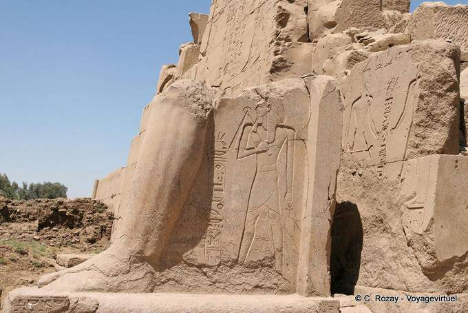 Detail of the seventh pylon, Karnak Temple - Egypt