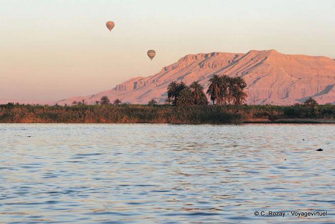 Balloon flight over the Nile, Luxor - Egypt