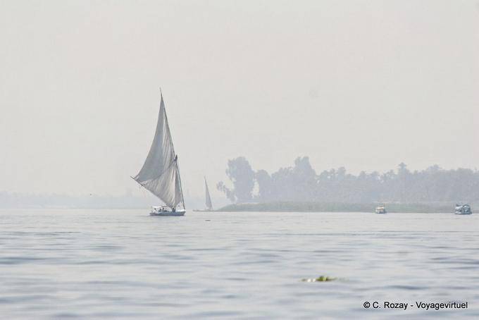 Morning mist on the Nile - Egypt