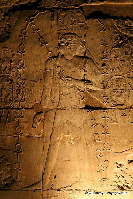 Relief depicting Alexander the Great, Luxor - Egypt