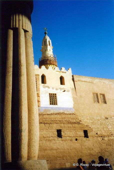Mosque Abu el-Haggag built inside the Luxor Temple - Egypt