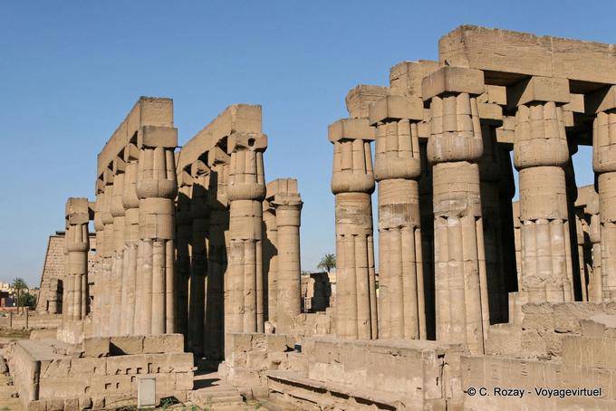 Forest of columns, to date, Luxor Temple - Egypt