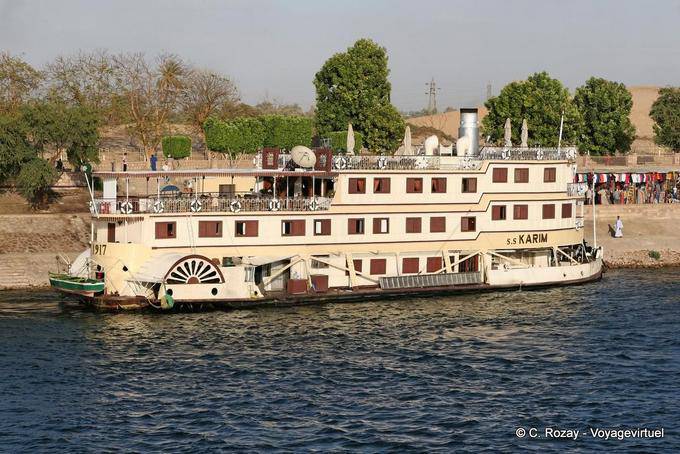 S. S. Karim, paddle boat on the Nile River - Egypt