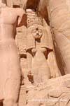 Nefertari, wife of Ramses main entrance of the Temple of Re-Harakhte, Abu Simbel, Egypt.