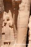 Prince Mery-Atum, foot statue of the Pharaoh, Temple of Hathor, Abu Simbel, Egypt.