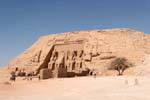 Panoramic Hill Grand Temple dedicated to Amun-Re and Re-Horakhty, Abu Simbel, Egypt.