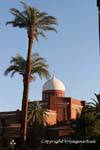 Dome on a part of the Old Cataract Hotel, Aswan, Egypt.