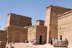 Exterior view is, Philae Temple, Egypt.