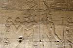 Other wall sculptures of the room, Philae Temple, Egypt.