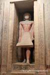 Statue of the master in a niche, Mastaba of Mereruka, Saqqara, Egypt.
