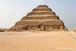 The south face of the Pyramid of Djoser, Saqqara, Egypt.