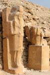 Caryatids statues of Djoser, Saqqara, Egypt.