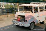 Bus dilapidated, Cairo, Egypt.