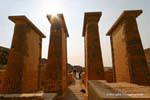 Reeded columns corridor, Djoser, Saqqara, Egypt.