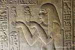 Finesse of a relief, Temple of Horus, Edfu, Egypt.