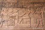 Gifts to God, wall sculpture, Temple of Khnum, Esna, Egypt.