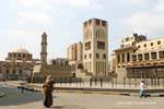 Khan el-Khalili area to Al Azhar, Cairo, Egypt.