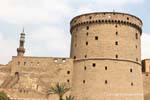 The tower of the Citadel of Saladin, Cairo, Egypt.