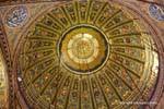 Golden dome, inside the mosque Mehemet Ali, Cairo, Egypt.