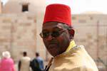 Portrait of the man in the fez, Cairo, Egypt.