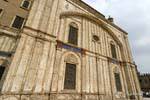 Part of the facade of the Mosque of Mohammed Ali, Cairo, Egypt.