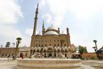 Lion fountain, Mohammed Ali Mosque, Cairo, Egypt.