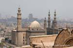 Sultan Hassan Mosque, view from the Citadel of Cairo, Egypt.