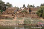 Small farming village on the Nile, Egypt.