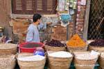 Baskets filled to the Luxor market, Egypt.