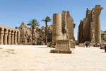 Great Ethiopian court or court of Karnak temple, Egypt.