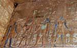 Polychrome decorated room Akh-menu, Karnak Temple, Egypt.