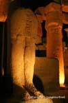 Down truncated statue, Luxor Temple, Egypt.