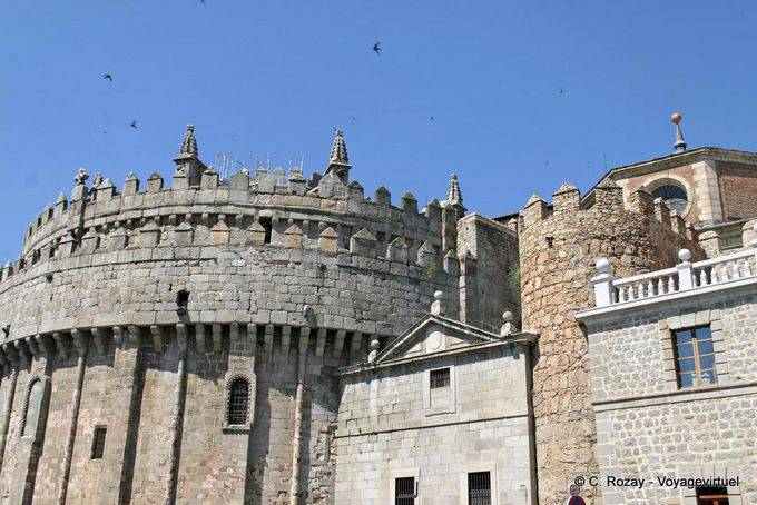 Ávila, Cimorro the Cathedral del Salvador - Spain