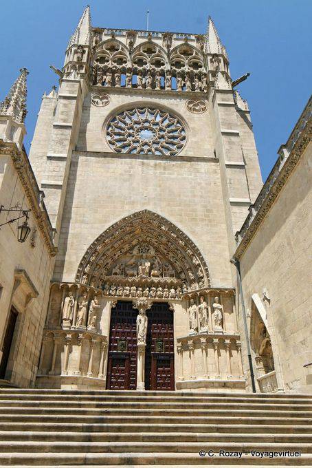Puerta del Sarmental Burgos Cathedral - Spain