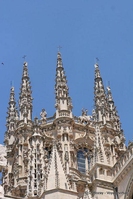 Manueline architectural decoration, Santa Maria Burgos Cathedral - Spain