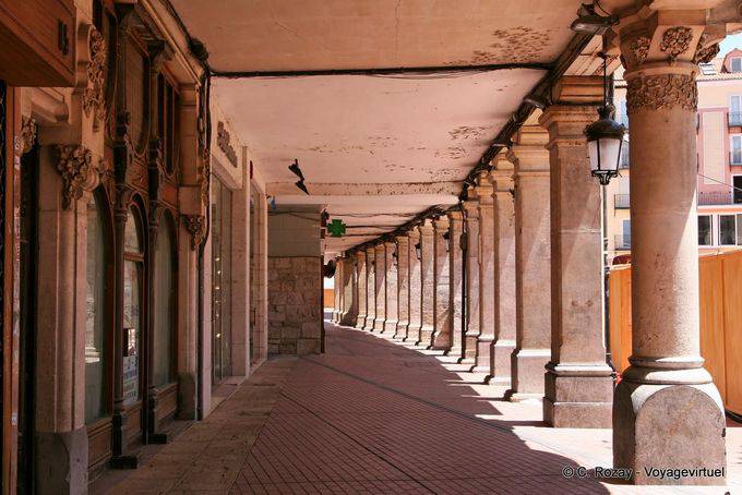 Arcades to the Plaza Mayor, Burgos - Spain