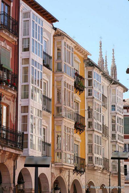 Architecture of the old city, Burgos - Spain