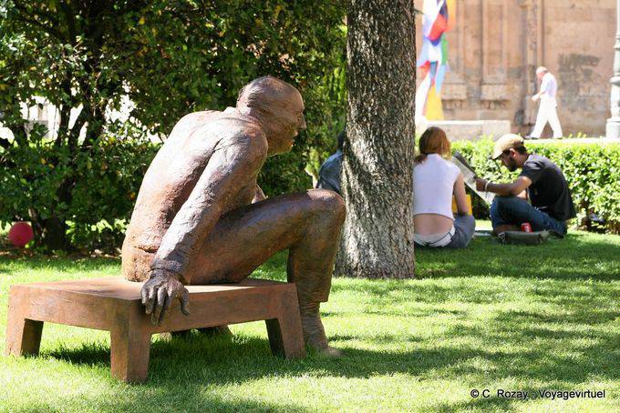 The curious Plaza Anaya, Salamanca - Spain